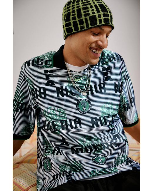 Nike Gray Nigeria Energy Dri-fit Football Top for men