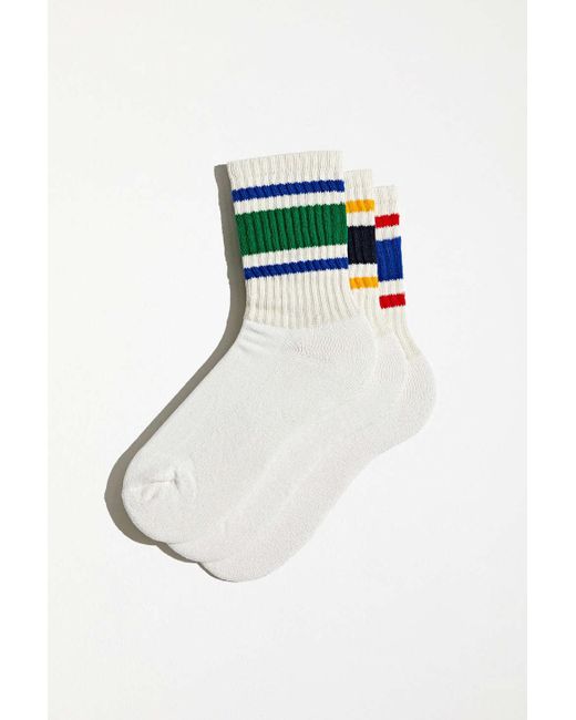 American Trench Multicolor Retro Stripe Crew Sock 3-pack for men