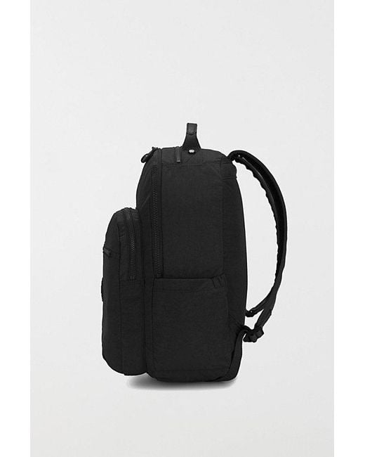 Kipling Black Seoul Large Nylon Backpack