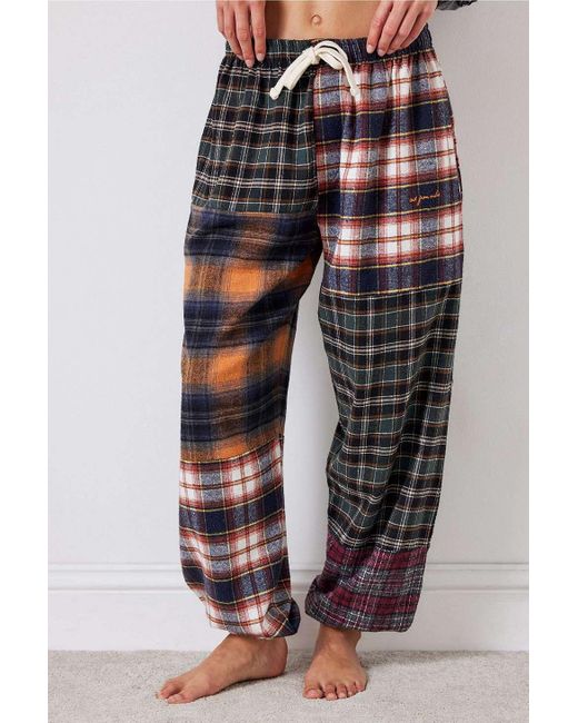 Out From Under Multicolor Check Lounge joggers