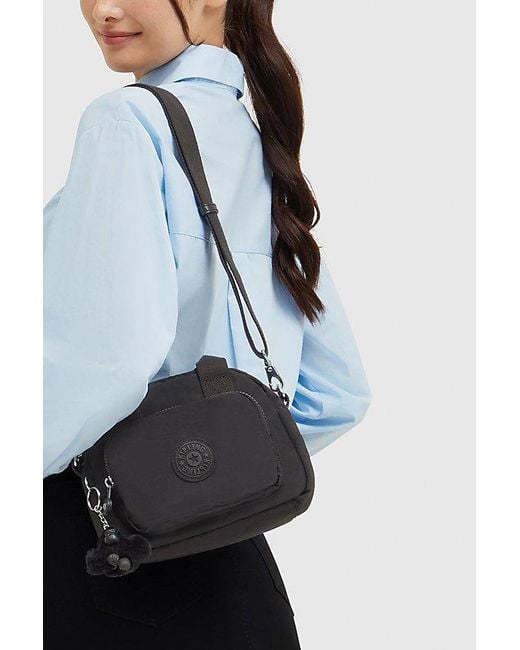 Kipling Black Defea Mini Nylon Crossbody Bag