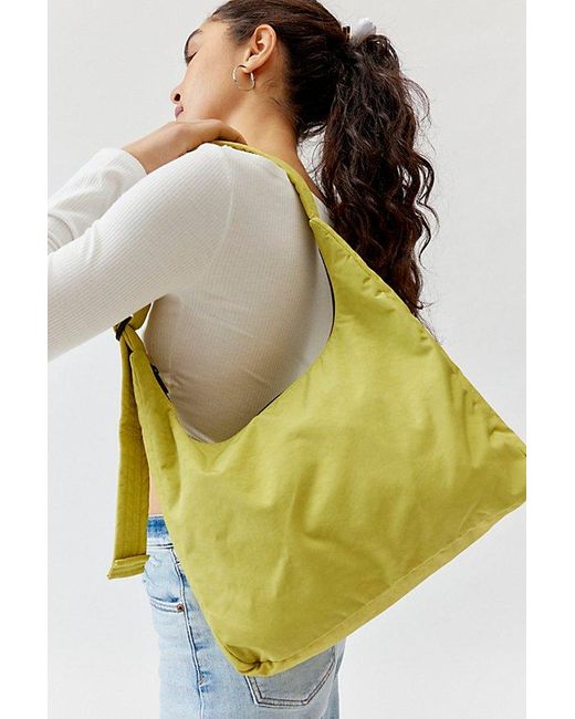 Baggu Yellow Nylon Shoulder Bag