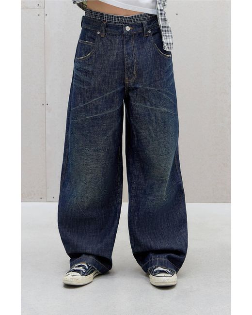 BDG Uo Blue Baked Neo Baggy Jeans for men