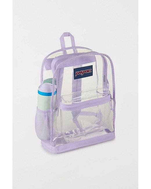 Jansport Purple Clear Backpack