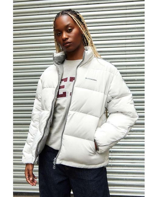 iets frans Black Reversible Water Resistant Puffer Coat Jacket