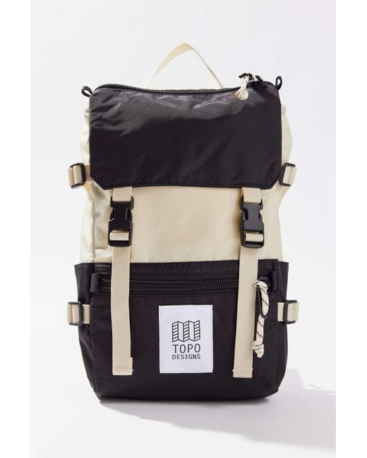 Topo The Rover Pack Mini Canvas Backpack in Black | Lyst