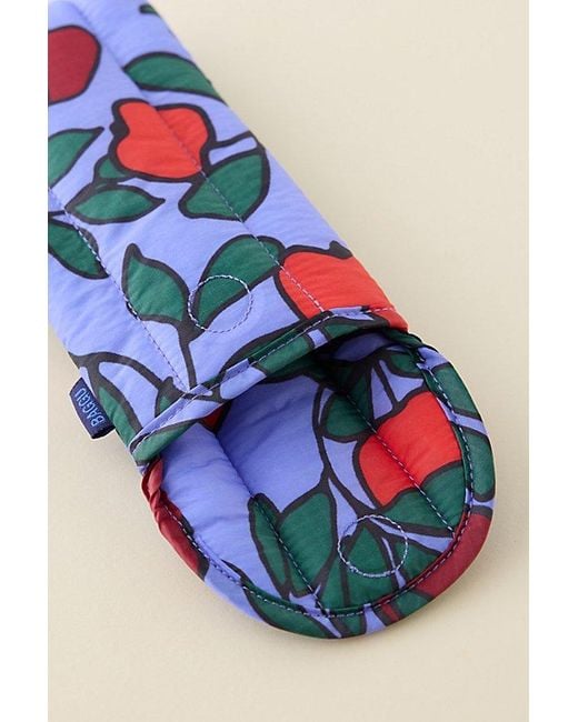 Baggu Blue Puffy Glasses Sleeve