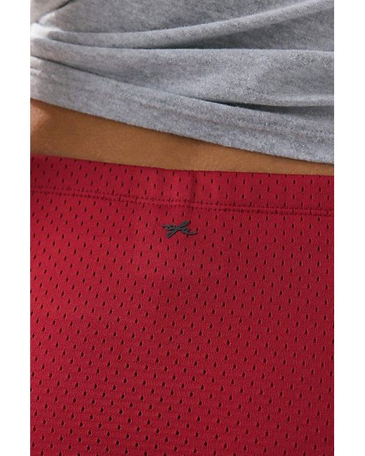 Out From Under White Bec Basketball Mesh Low-Rise Micro Mini Skort
