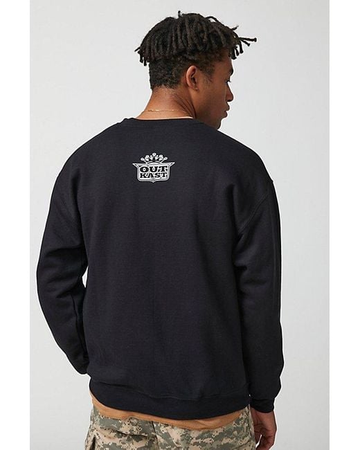 Urban Outfitters Black Outkast Photo Graphic Crew Neck Sweatshirt for men