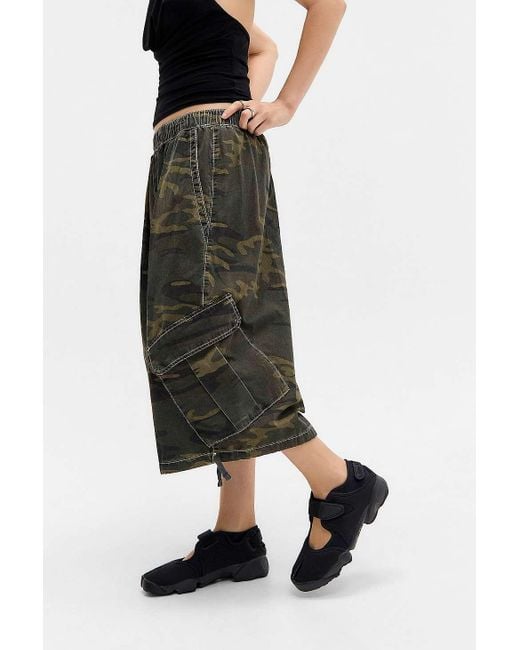 BDG Black Dallas Camo Crop Trousers