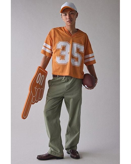Urban Outfitters Orange Good Game Football Jersey Tee for men