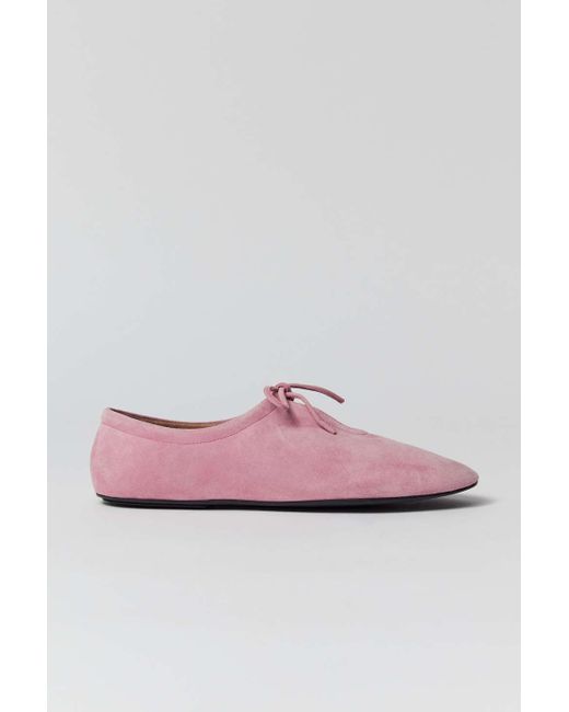 Jeffrey Campbell Neverland Suede Flat In Pink,at Urban Outfitters