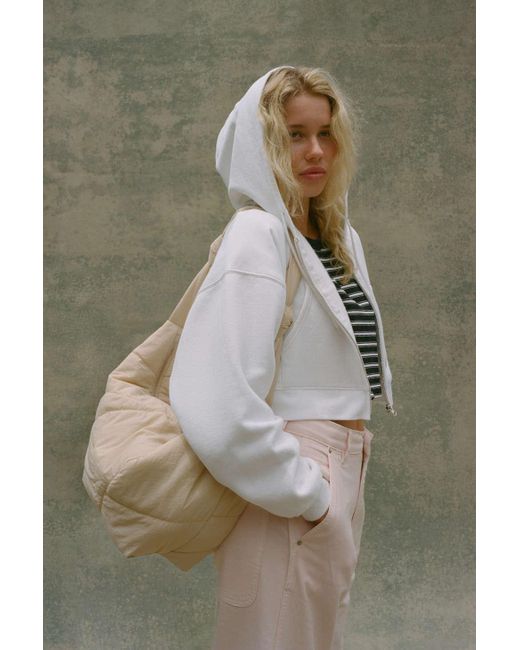 Urban Outfitters White Uo Delancy Shoulder Bag