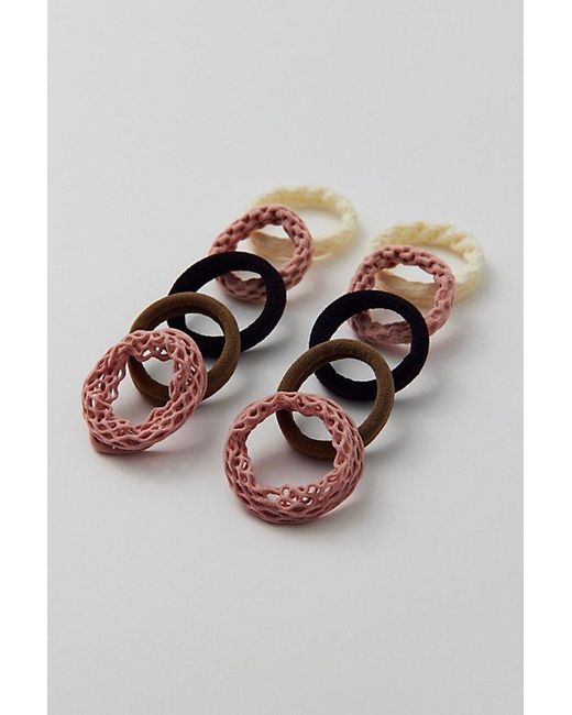 Urban Outfitters Pink Non-Slip Hair Tie Set