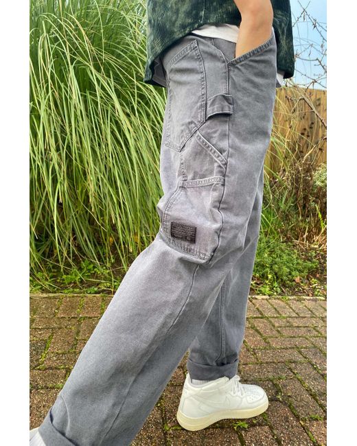 BDG Gray Slate Grey Twill Carpenter Pant for men