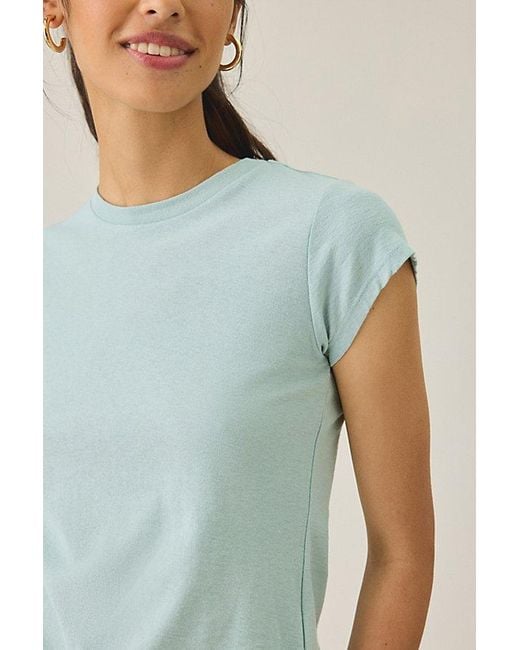 BDG Blue Short Sleeve Solid Spill The Tee