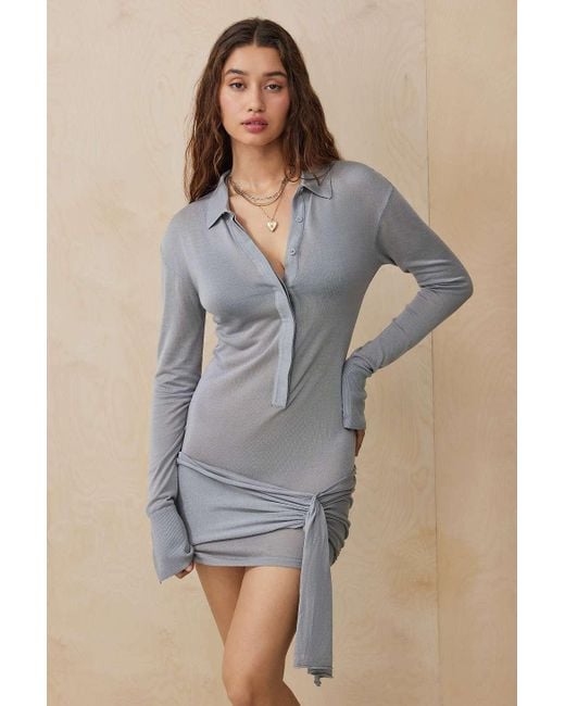 knee length dresses for ladies Lioness Soho Grey Mini Dress main image 0