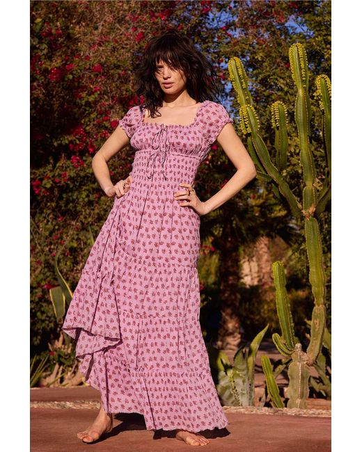Kimchi Blue Pink Sienna Maxi Dress