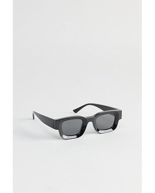 Urban Outfitters Black Reef Rectangle Sunglasses for men