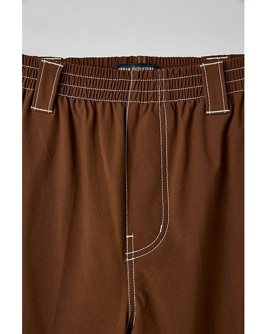 Urban Outfitters Brown Uo Nylon Skate Fit Carpenter Pant for men