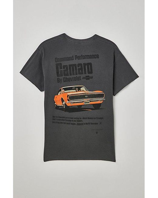 Urban Outfitters Black Chevrolet Camaro Vintage Ad Tee for men