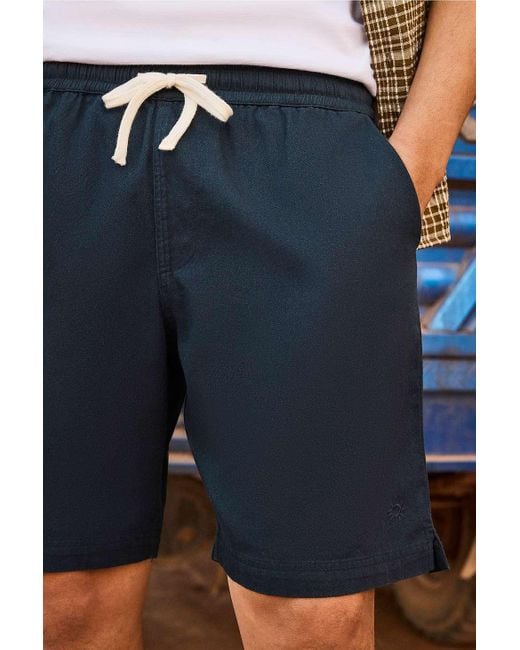 Ayker Blue Navy Twill Shorts for men