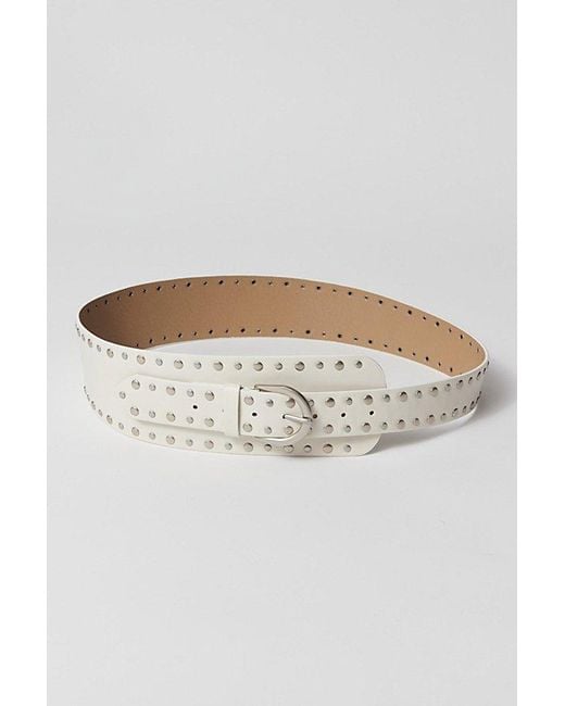 Urban Outfitters Red Uo Asymmetrical Wide Belt