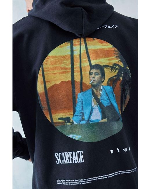 Urban Outfitters Blue Uo Black Scarface Sunrise Hoodie for men