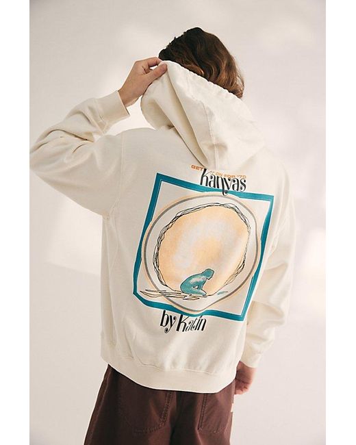 Katin Natural Uo Exclusive Oval Graphic Hoodie Sweatshirt for men