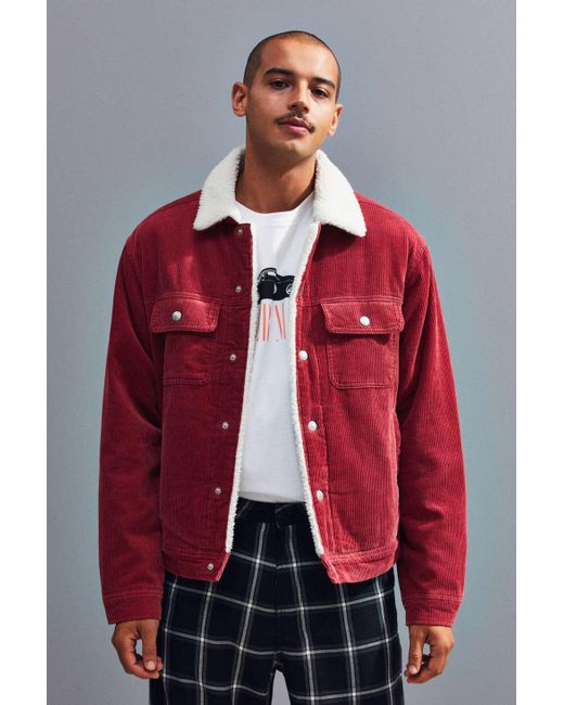BDG Corduroy Sherpa Teddy Trucker 