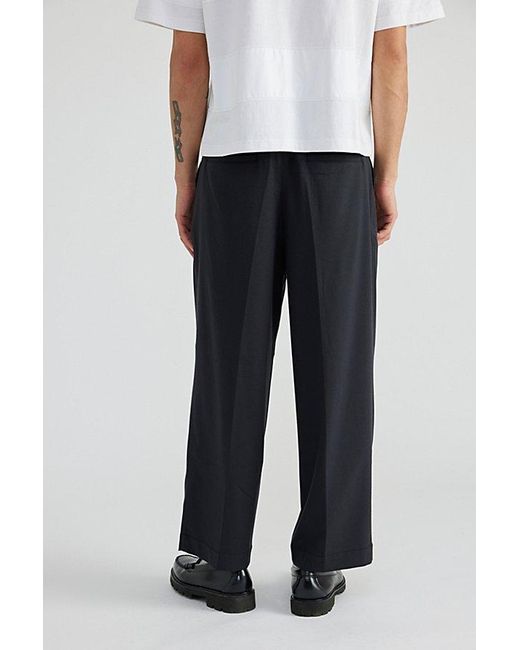 Standard Cloth Blue Jason Cropped Pleated Trouser Pant for men
