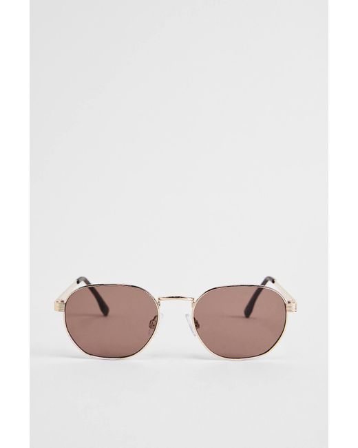 Urban Outfitters Pink Uo Brown Porto Sunglasses