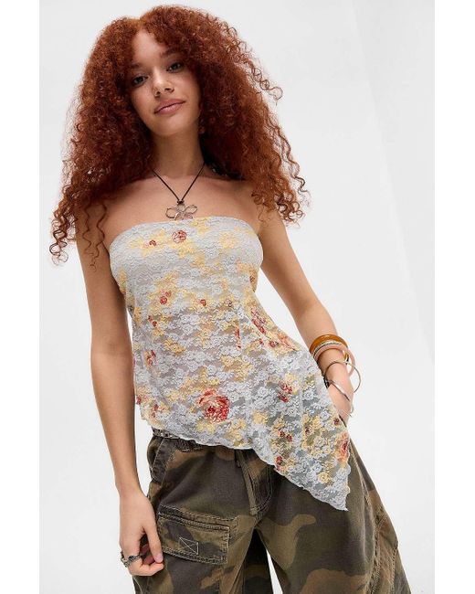 Kimchi Blue Brown Indie Bandeau Top