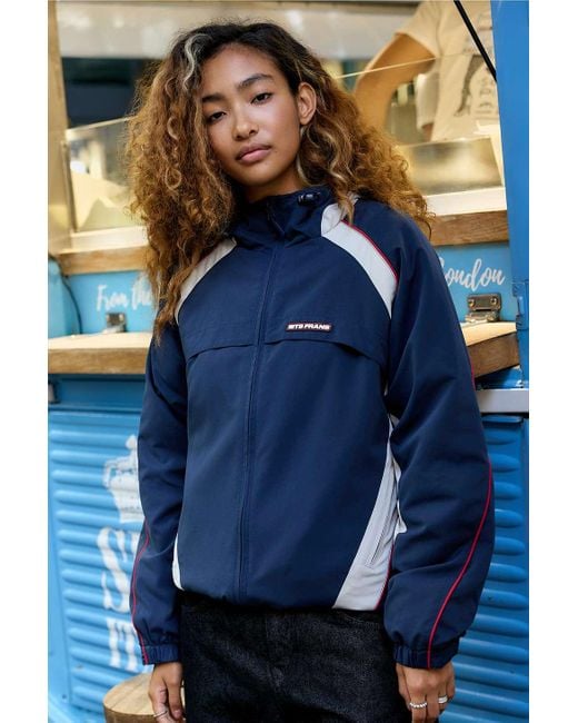 iets frans Blue Tyla Hooded Jacket