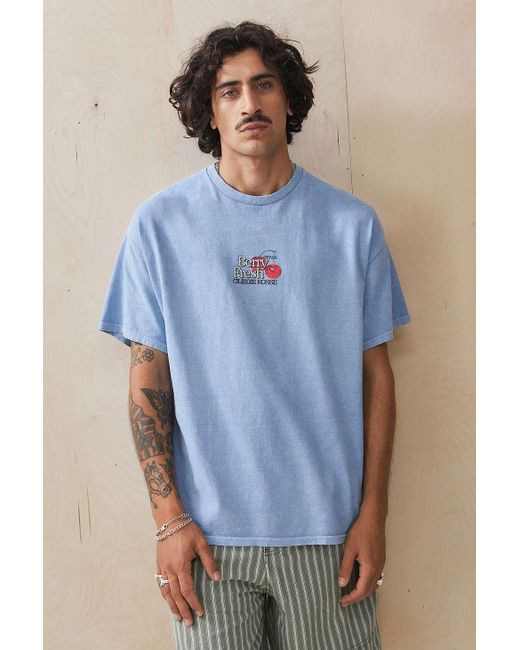 Urban Outfitters Uo Blue Berry Fresh T-shirt for men