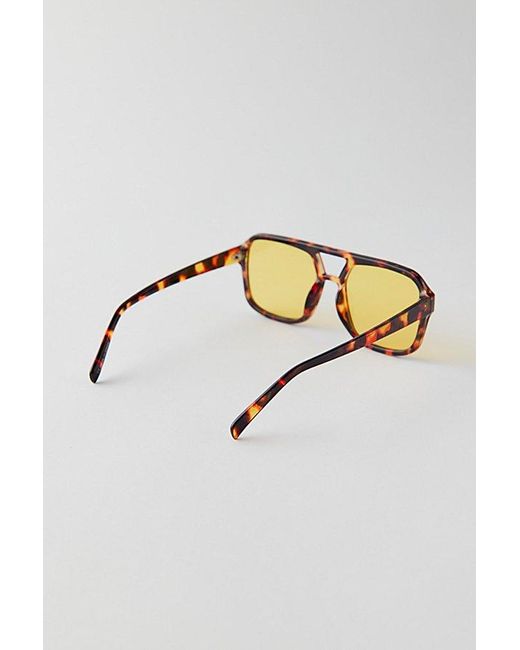 Urban Outfitters Brown Harley Aviator Sunglasses for men