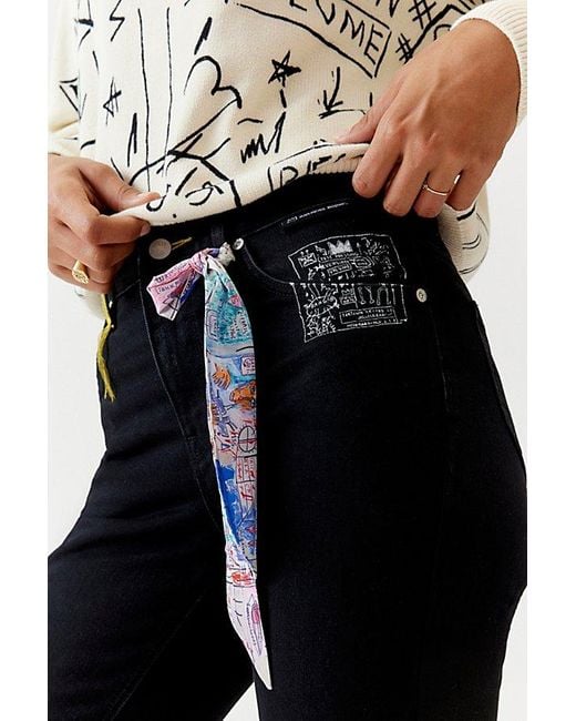 Lee Jeans Black X Jean-Michel Basquiat Printed Pocket Jean