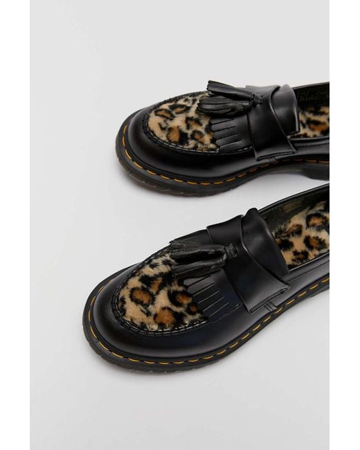 leopard print tassel mules sandals