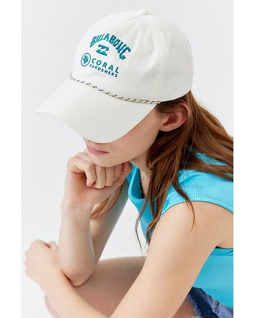 Billabong Blue Coral Snapback Baseball Hat