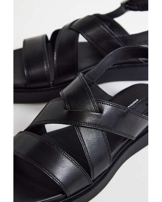 Vagabond Connie Black Multi-strap Sandals