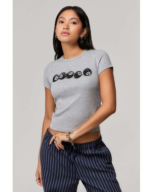Urban Outfitters Gray Uo Lucky Balls Baby T-shirt