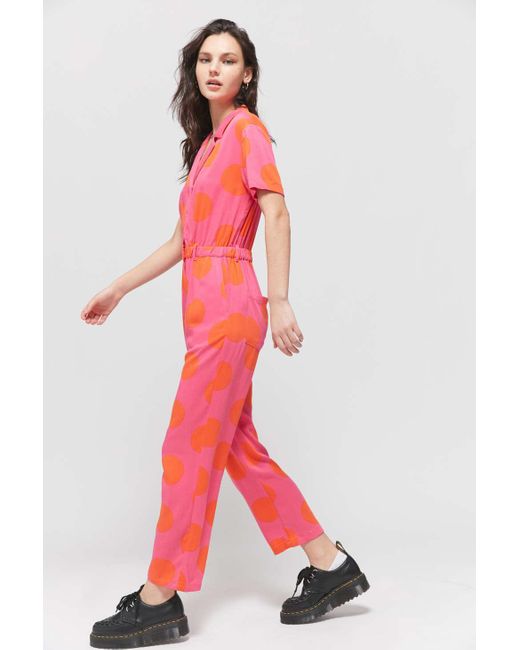 lazy oaf polka dot playsuit