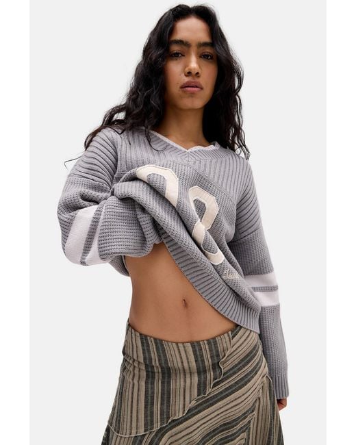 BDG Gray Number Jumper