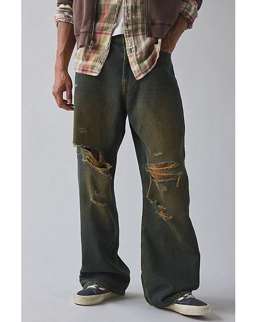 BDG Multicolor Nitro Destructed Baggy Fit Jean for men