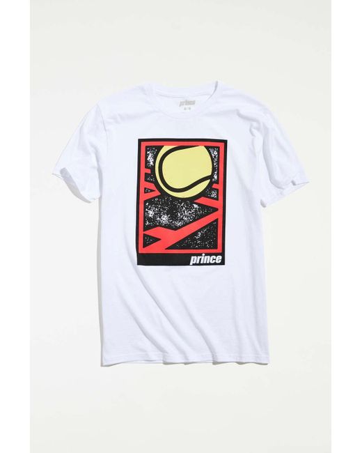 Urban Outfitters White Prince Ace Lines Tee for men
