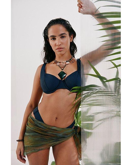 Roxy Black Beach Classics Underwire Bikini Top