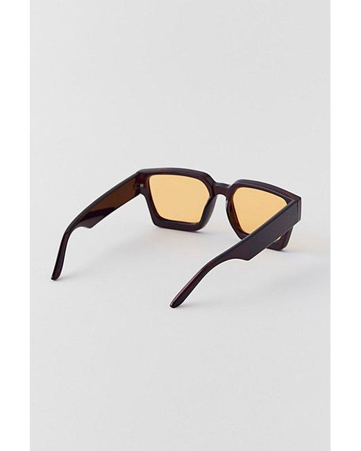 Urban Outfitters Black Keegan Square Sunglasses for men