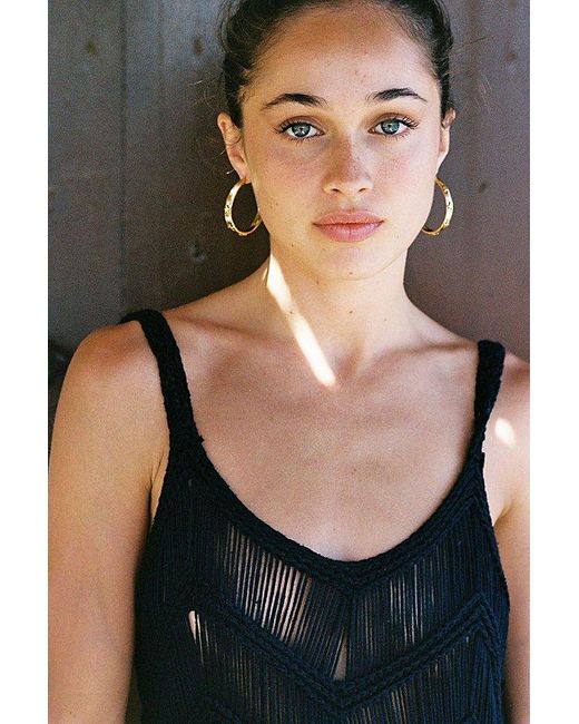 SC COLLECTION Black Levi Hoops