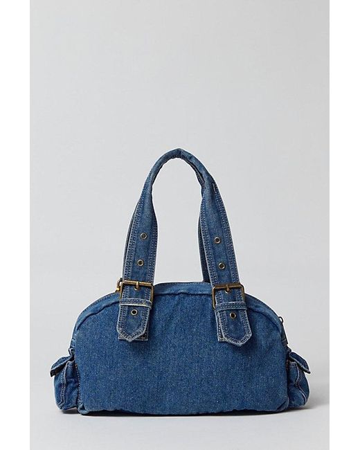 BDG Blue Duffle Shoulder Bag