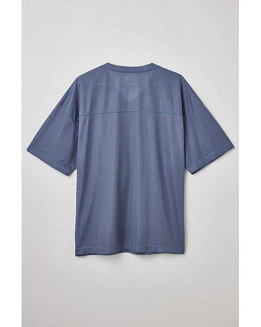 Standard Cloth Blue Football Jersey Tee for men